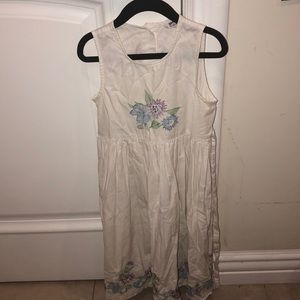 Kids white dress
